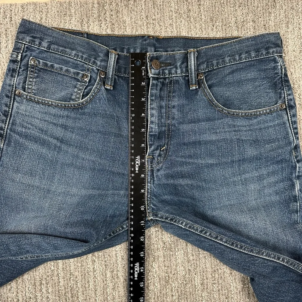 Levi's 527 Slim Bootcut Jeans Mens 34x34 Blue‎ Denim Low Rise Western Workwear